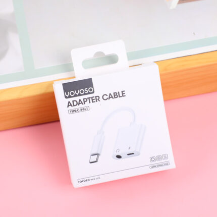 Αντάπτορας USB Type-C για Ακουστικά και Φόρτιση 2-σε-1 – A002