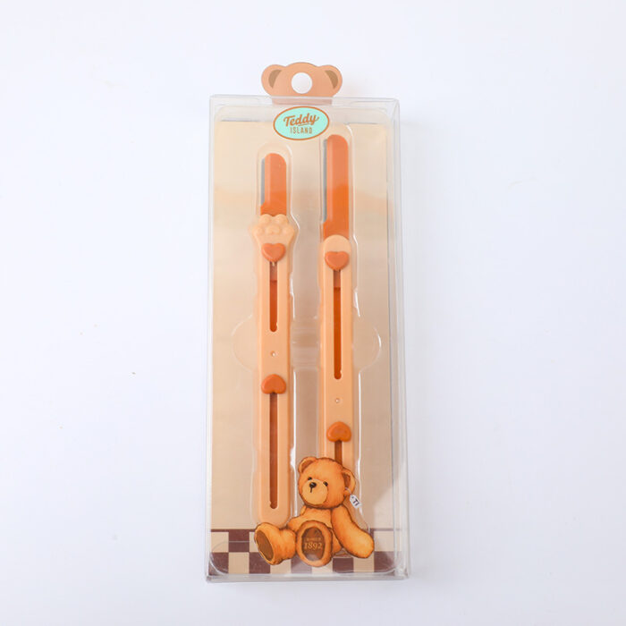 0Y8A0516 Τηλεσκοπικό τρίμερ φρυδιών διπλής άκρης σειράς TEDDY ISLAND - 2 τεμάχια - Image 1