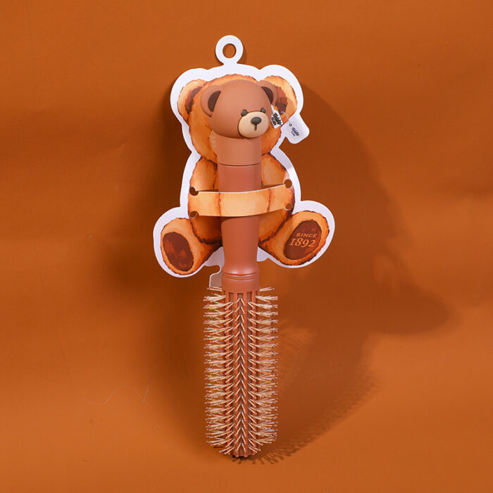 0Y8A0931 Χτένα μαλλιών TEDDY ISLAND σειράς για σγουρά μαλλιά - σκούρο καφέ - Image 1