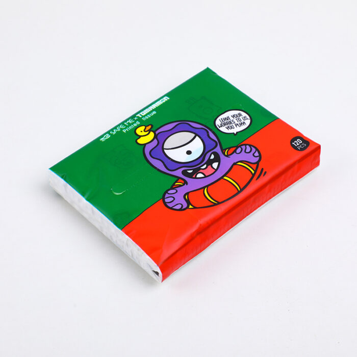 0Y8A1842 Χαρτομάντιλο προσώπου TOMARMON με εκτύπωση σειράς C (μονή συσκευασία) - Image 1