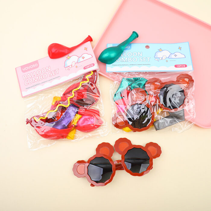 0Y8A2523 Σετ Μπαλονιών Πάρτι – Hot Dog & Αρκουδάκι 9005 - Image 1