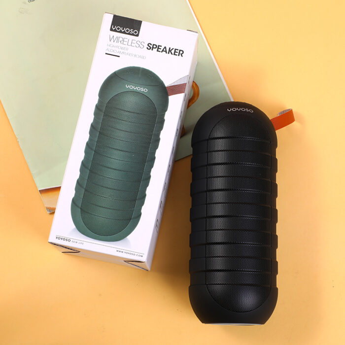 0Y8A5956 NR-3025L Αδιάβροχο φορητό ασύρματο ηχείο εξωτερικού χώρου - μαύρο - Image 1