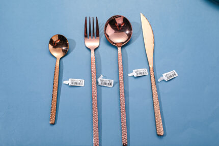 Μαχαίρι από ανοξείδωτο ατσάλι, σειρά Wave Point, σε ροζ χρυσό