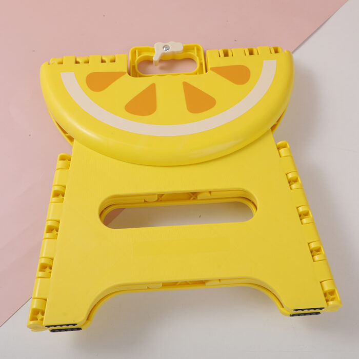 0Y8A9240 Σκαμπό πτυσσόμενο Fruit Series - λεμόνι - Image 1