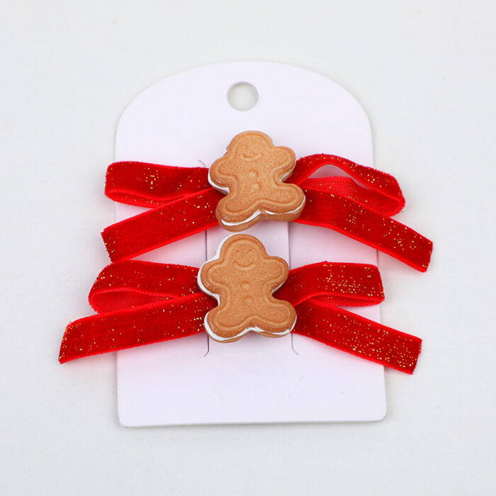 2L3A0815 Χριστουγεννιάτικο παιδικό κλιπ μαλλιών-2 - Image 1