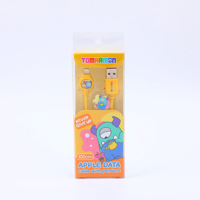 2L3A0966 TOMARMON Καλώδιο USB Type-C με Διακοσμητικό – Κίτρινο – SJ-007 - Image 1