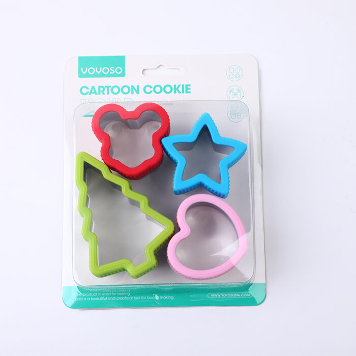 2L3A5096 Σετ 4 Κουπ Πατ Μπισκότων – Ανοξείδωτο Ατσάλι με Σχέδια - Image 1