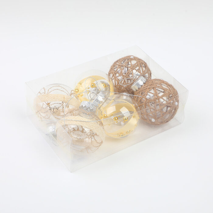 2L3A5558 Χριστουγεννιάτικη μπάλα 6 τεμάχια-D85 - Image 1