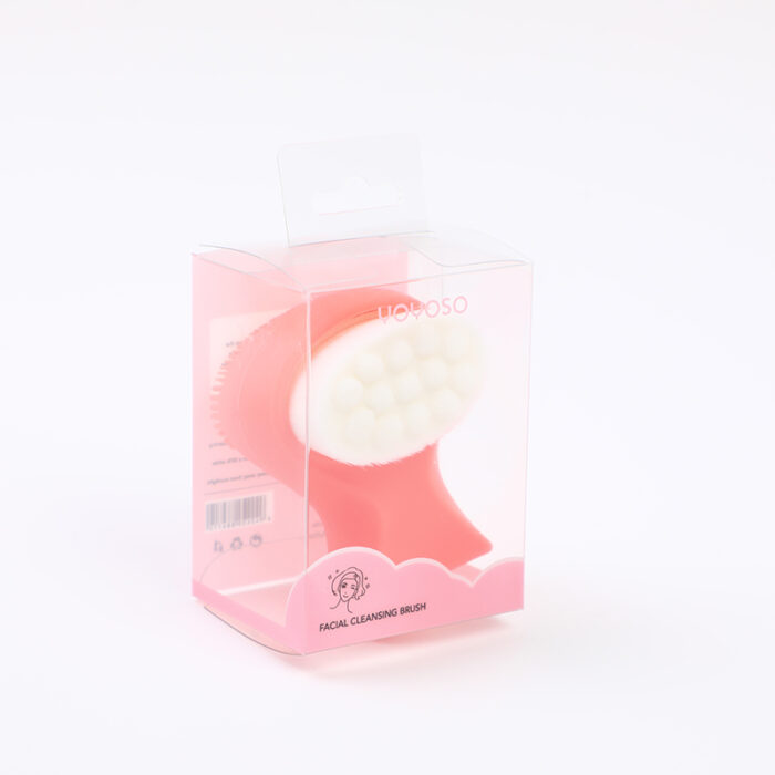 2L3A5827 Βουρτσάκι καθαρισμού προσώπου με λεπτή λαβή - ροζ - Image 1