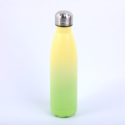 Θερμός διπλού τοιχώματος από ανοξείδωτο ατσάλι 304  σε μοναδικό yellow-green
