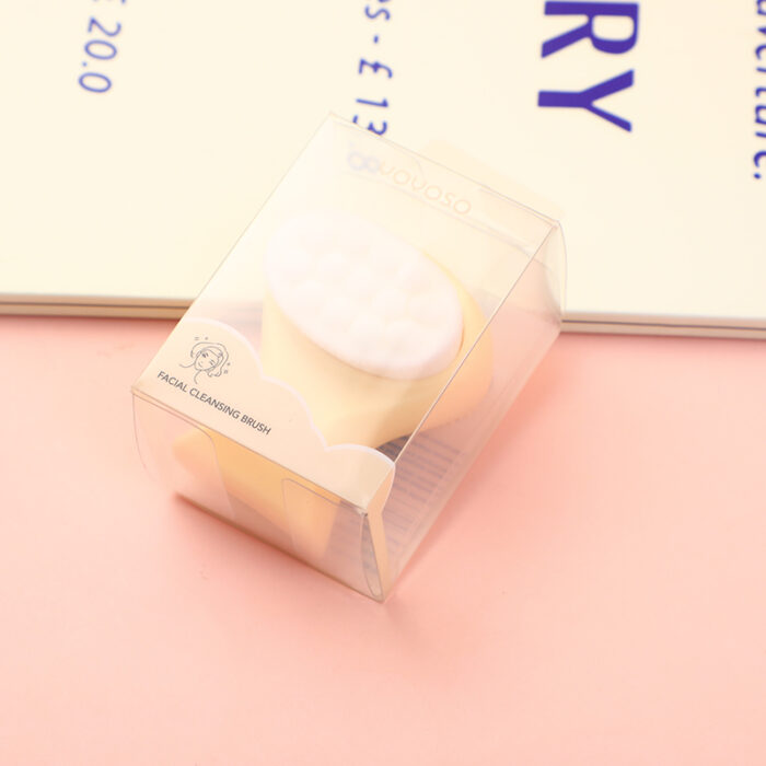 2L3A5868 Βουρτσάκι καθαρισμού προσώπου με λεπτή λαβή - κίτρινο - Image 1