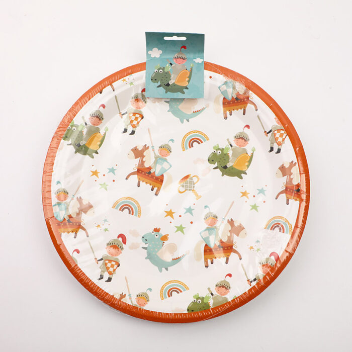 2L3A6656 Party Kin - Χάρτινο πιάτο 9 ιντσών 12 τεμ - Image 1