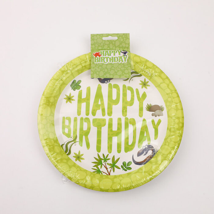 2L3A6907 Δεινόσαυρος - Χάρτινο πιάτο 7 ιντσών 12 τεμ - Image 1