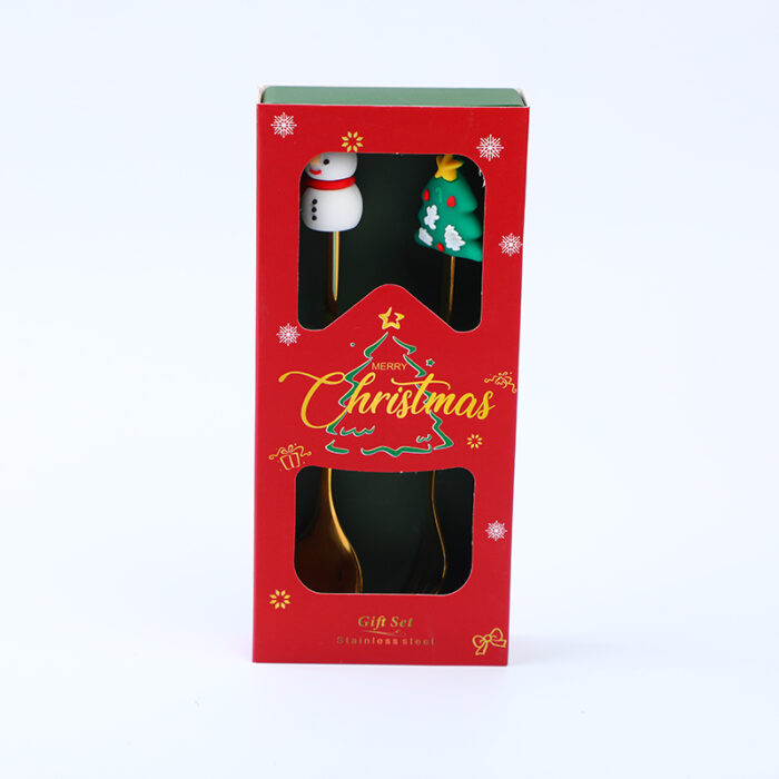 2L3A8645 Christmas Series – Σετ Κουτάλι & Πιρούνι, 2 Τμχ. - Image 1