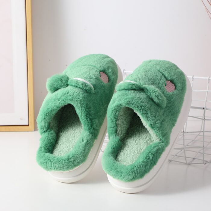 2L3A9491 Γυναικείες παντόφλες σε σχήμα βάτραχου, πράσινο, μέγεθος 36-37 - Image 1