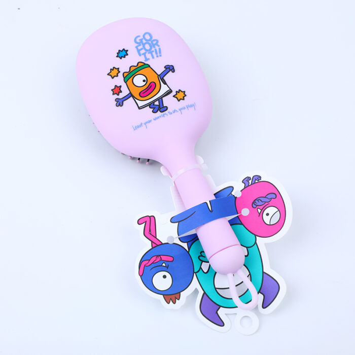 2L3A9710 Στρογγυλή χτένα μασάζ σειράς TOMARMON - μωβ - Image 1