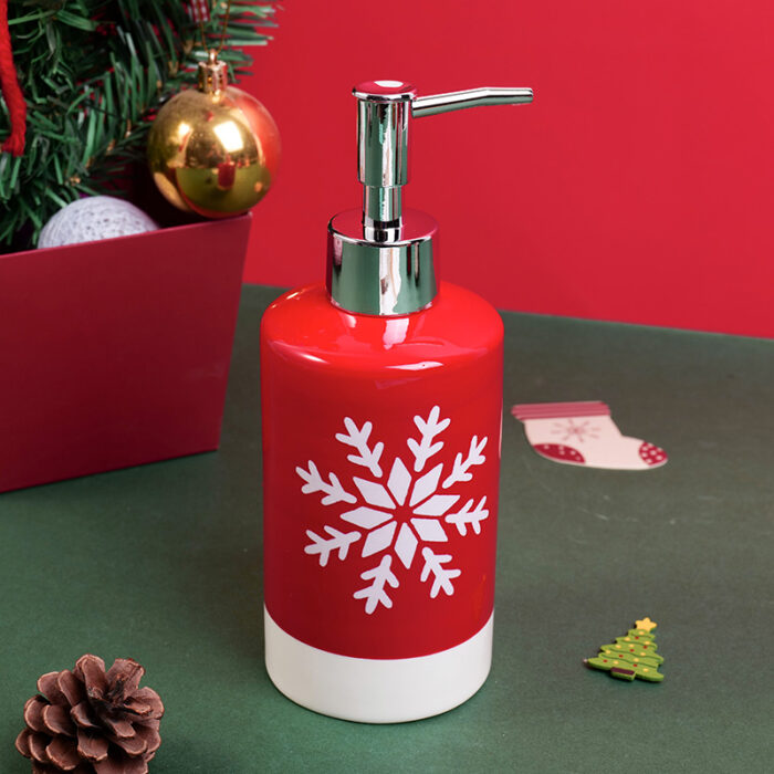P1011029 Christmas series Dispenser με χιονονιφάδα - Image 1