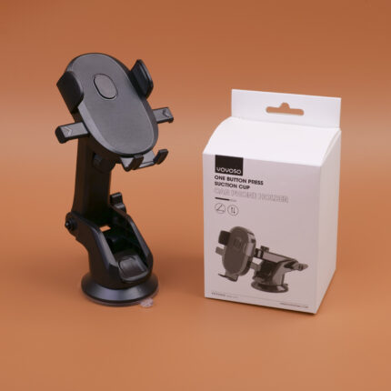 Βάση Κινητού Αυτοκινήτου με Βεντούζα και Πλήκτρο Άνοιγμα/Κλείσιμο