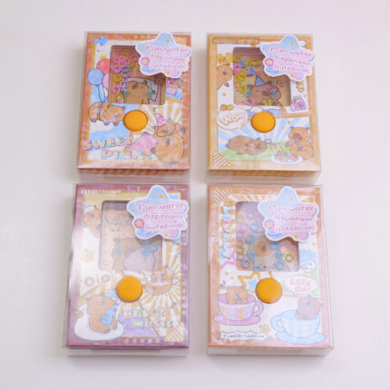 Σειρά Capybara - Σημειωματάριο Fun Water-Pouring Machine - Κενές εσωτερικές σελίδες