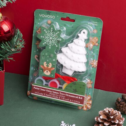 DIY Christmas Series – Χριστουγεννιάτικη Ζωγραφική σε Γύψο Δέντρο (με κορδόνι για να το κρεμάσετε)