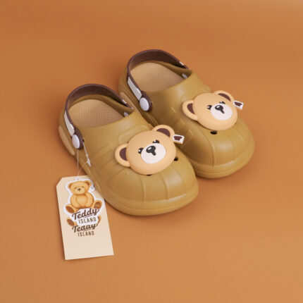 TEDDY ISLAND Series – Παιδικά Σαμπό, Καφέ, Μέγεθος 26-27