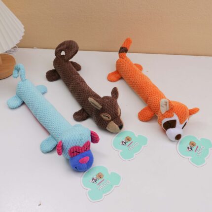 Παιχνίδι για σκύλους από δίχτυ: σκίουρος, μαϊμού και ρακούν