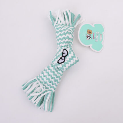 Πλεκτό παιχνίδι για σκύλους “Άνθρωπος με χόρτο” - 3