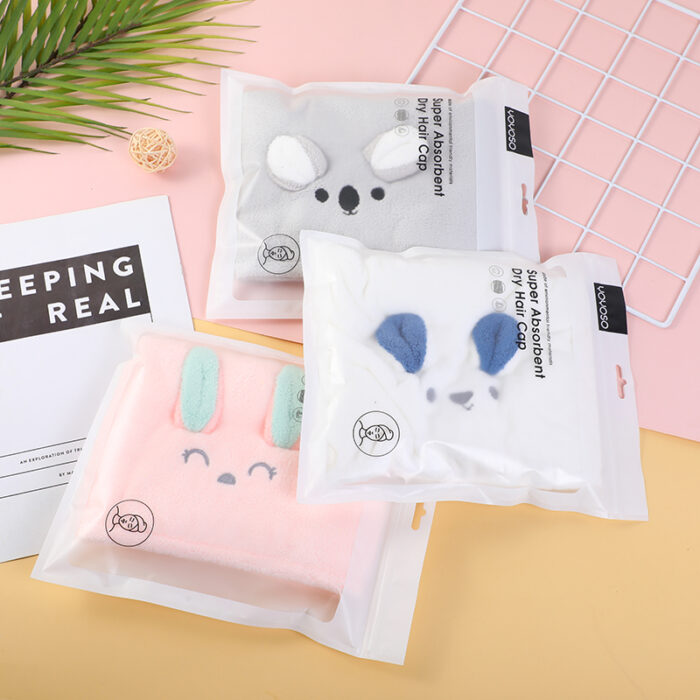 0Y8A2825 Σκουφάκι στεγνώματος μαλλιών με παιδικά σχέδια - Image 1