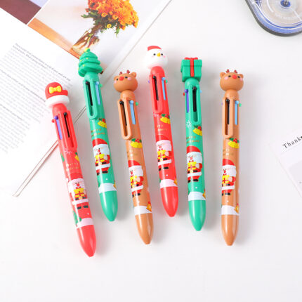 Στυλό 6 Χρωμάτων - Χριστουγεννιάτικη Νύχτα - 7314