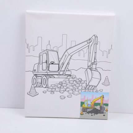 DIY Ζωγραφική - Εκσκαφέας 24*30