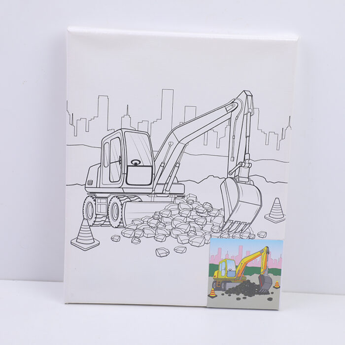 0Y8A5175 DIY Ζωγραφική - Εκσκαφέας 24*30 - Image 1