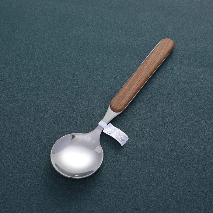 0Y8A6440 Wood grain series - Στρογγυλή κουτάλα - Image 1