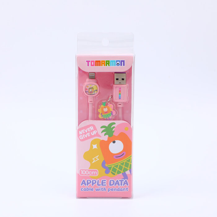2L3A0968 TOMARMON Καλώδιο USB Type-C με Διακοσμητικό – Ροζ – SJ-007 - Image 1