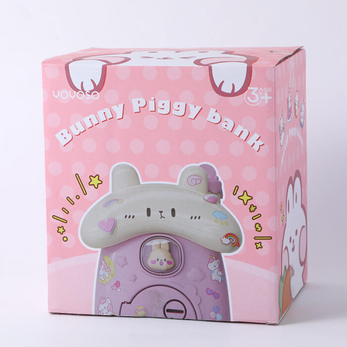 2L3A1041 Χαριτωμένο κουνελάκι κουμπαράς - Ροζ - Image 1