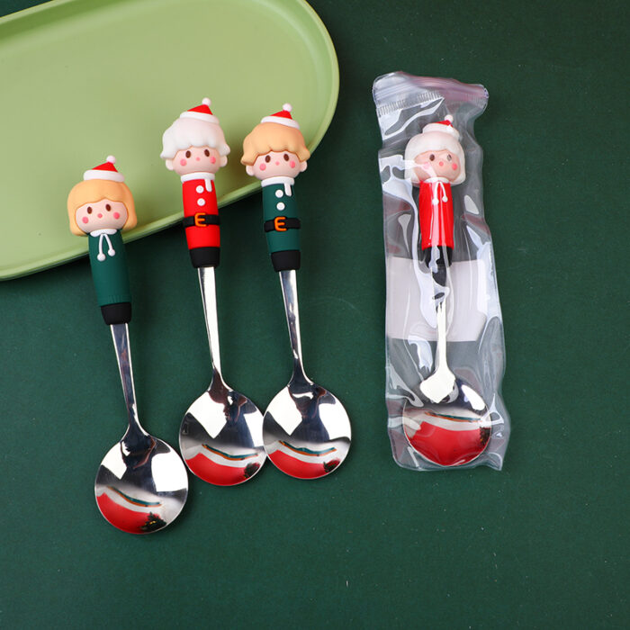 2L3A1731 Χριστουγεννιάτικο Κουτάλι με Κούκλα - Image 1