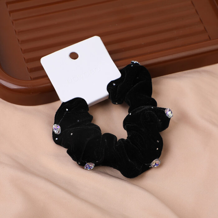 2L3A1953 Μοντέρνο Λαστιχάκι Μαλλιών με Στρας - Image 1