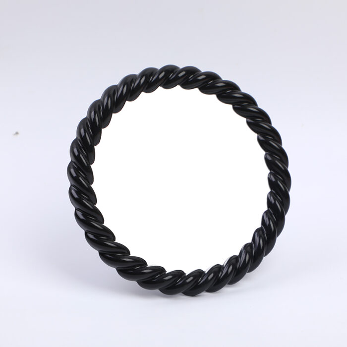 2L3A4270 Βολικός χαριτωμένος στρογγυλός κρεμ καθρέφτης σε στυλ INS - Image 1