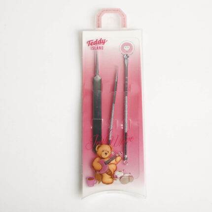 Σετ 3 τσιμπιδάκια TEDDY ISLAND Series για φροντίδα ατελειών