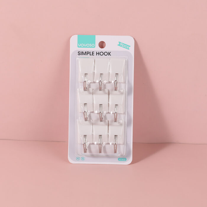 2L3A5341 Μικροί Γάντζοι σε Πολυσυσκευασία – Σετ 9 Τεμαχίων - Image 1