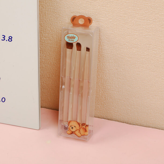 2L3A5686 Σετ πινέλων μακιγιάζ ματιών TEDDY ISLAND series - 3 τεμάχια - Image 1