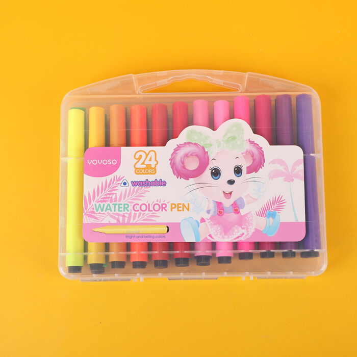 2L3A6429 24 Χρώματα Τριγωνικά Μολύβια Νερομπογιάς Μεγάλης Χωρητικότητας 204 - Image 1