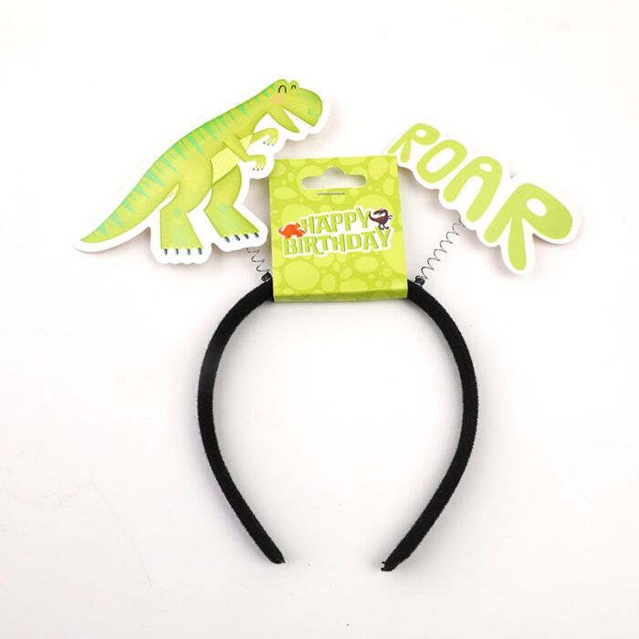 2L3A6896 Στέκες μαλλιών με δεινόσαυρο για πάρτι 1 τεμ. - Image 1