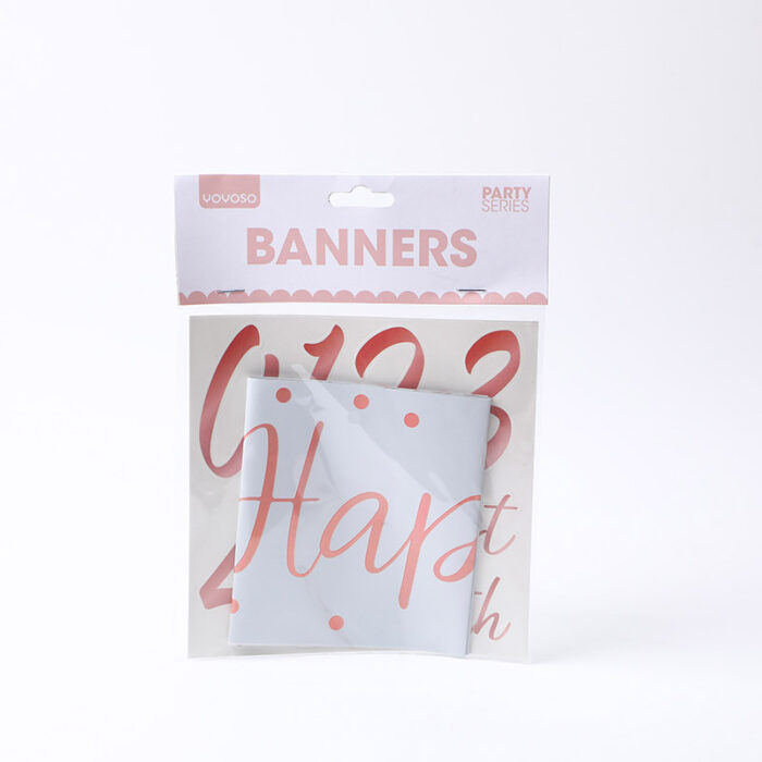 2L3A8495 Party Series Rose Gold Banners-1τεμάχιο - Image 1