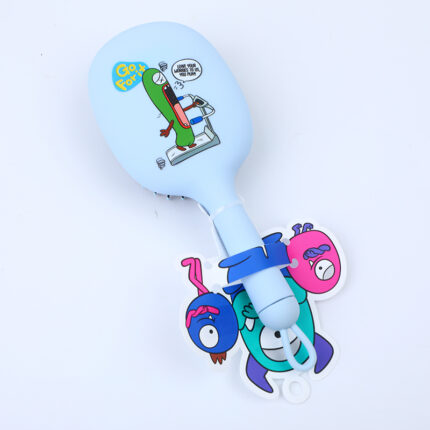 Στρογγυλή χτένα μασάζ σειράς TOMARMON - μπλε