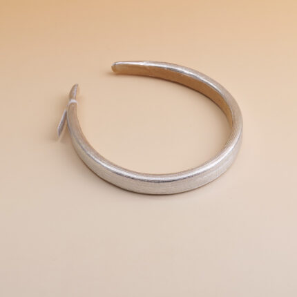 Στέκα Μαλλιών Απαλή Ασημί