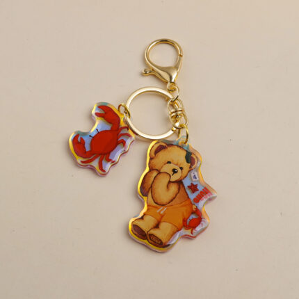 Ακρυλικό μπρελόκ TEDDY ISLAND με θέμα καβούρι