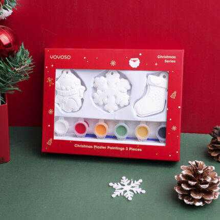 DIY Christmas Series – Χριστουγεννιάτικη Ζωγραφική σε γύψο 3 τεμ.