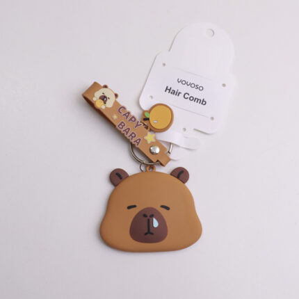 Σειρά Capybara - Καθρέφτης τσέπης (με μπρελόκ)