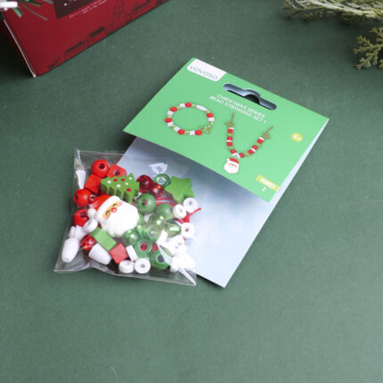 DIY Christmas Series - Σετ χαντρών με σχέδιο Άγιου Βασίλη