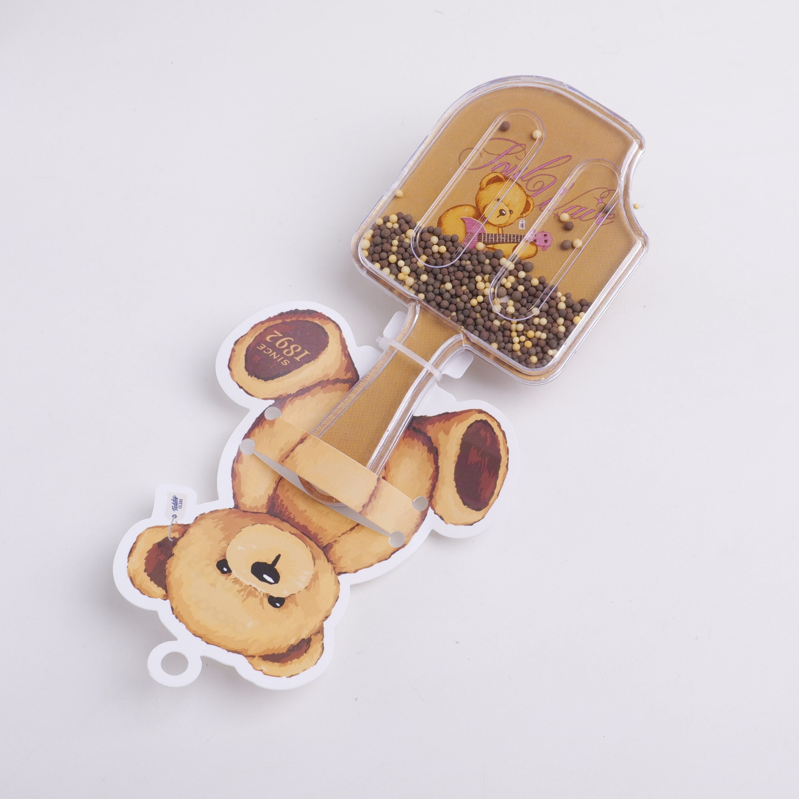P1050853 TEDDY ISLAND Series - Music-bear-shaped Ice-cream Air-cushion χτένα - Image 1
